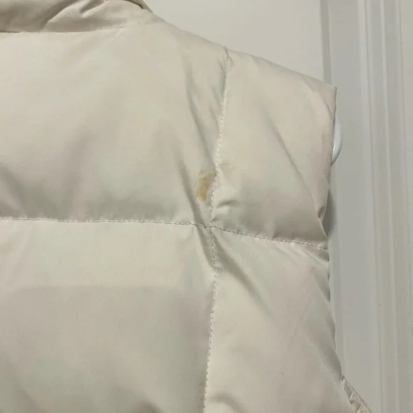 Eddie Bauer Women’s Goose Down Ivory Vest small - Picture 10 of 10